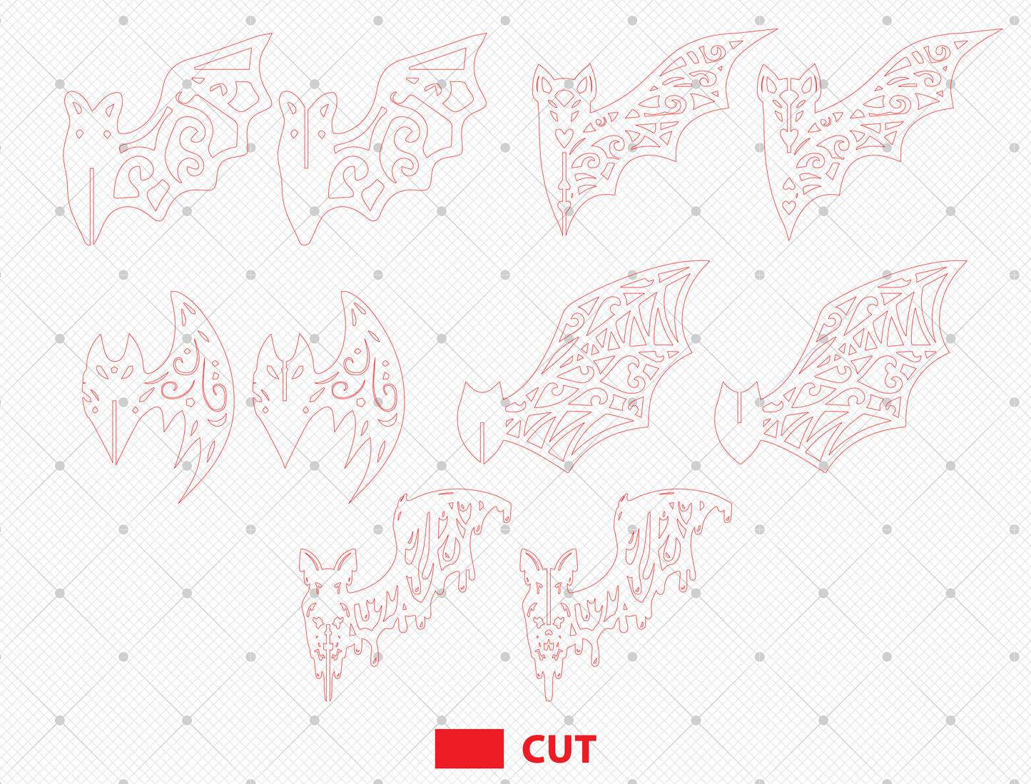 Butterfly Wing Wall Decor SVG Laser Cut File for Glowforge and xTool