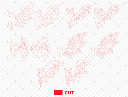 Butterfly Wing Wall Decor SVG Laser Cut File for Glowforge and xTool