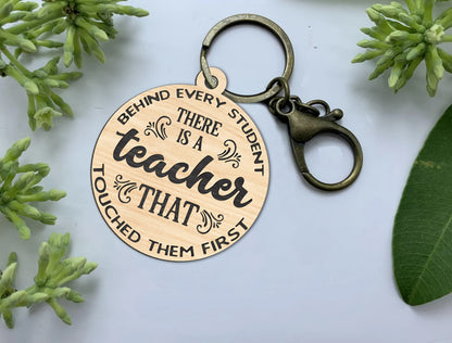 Teacher Keychain Bundle SVG Laser Cut File for Glowforge and xTool