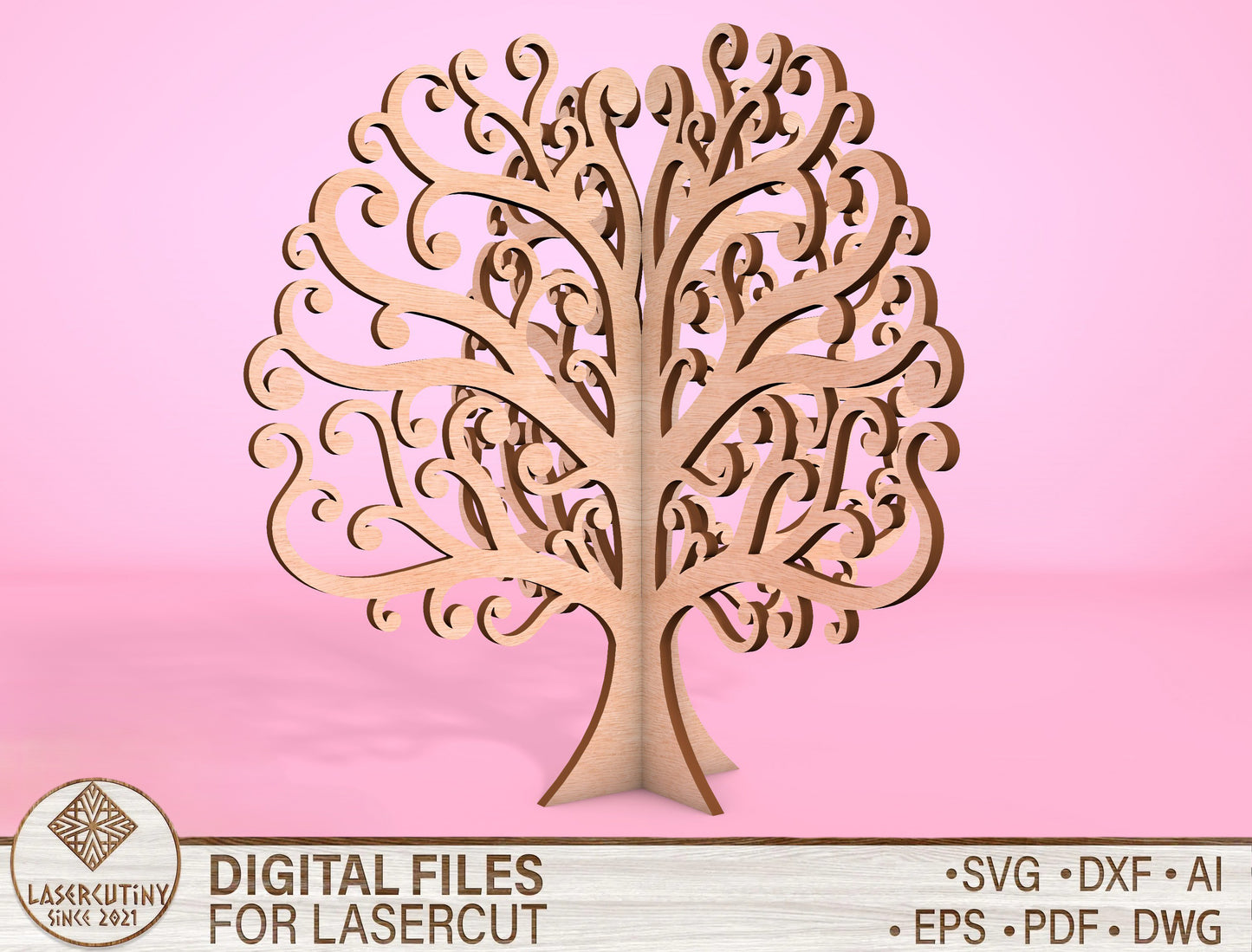 Tree of Life SVG Bundle Laser Cut File for LightBurn and Glowforge