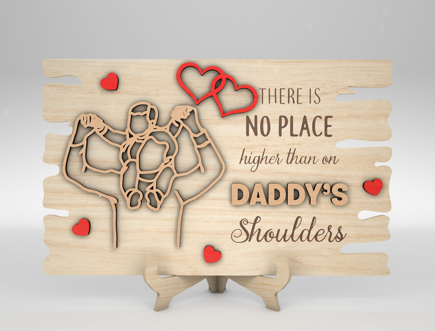 Father's Day Dad Quote Signs SVG Bundle Laser Cut File for xTool and Glowforge