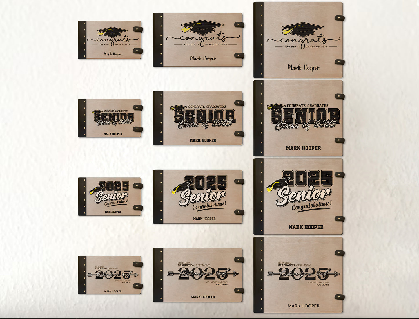 Senior Graduation Album SVG Laser Cut File for xTool and Glowforge