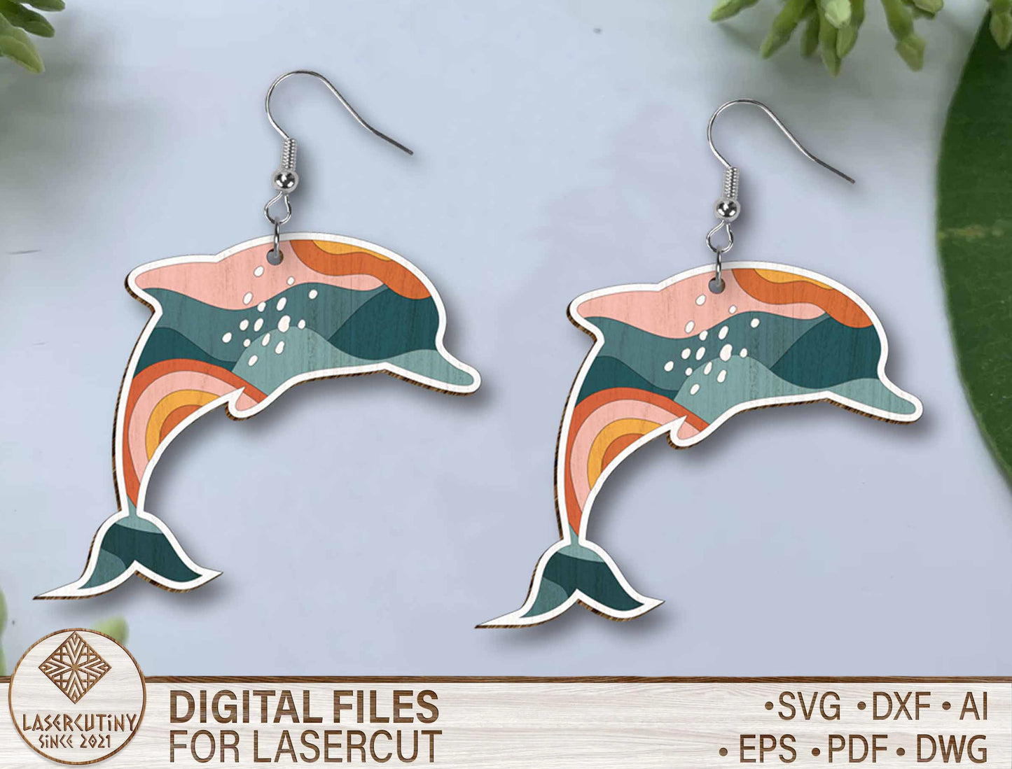 Boho Summer Earring SVG Bundle for Glowforge and LightBurn