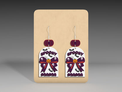 Halloween Earrings SVG Bundle 9 Designs for xTool Glowforge LightBurn