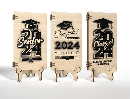 Graduation Money Gift Card SVG for xTool and Glowforge