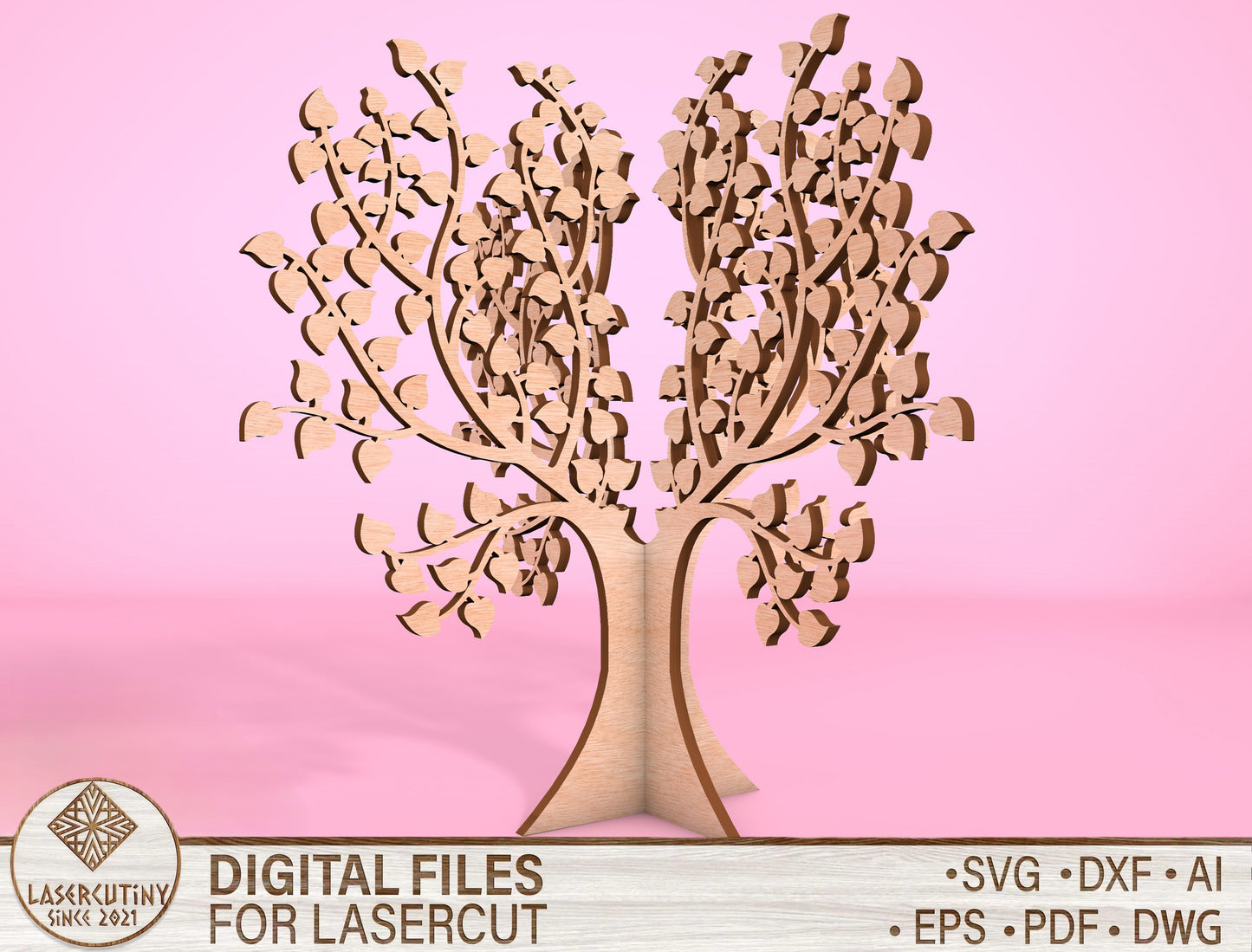 Tree of Life SVG Bundle Laser Cut File for LightBurn and Glowforge