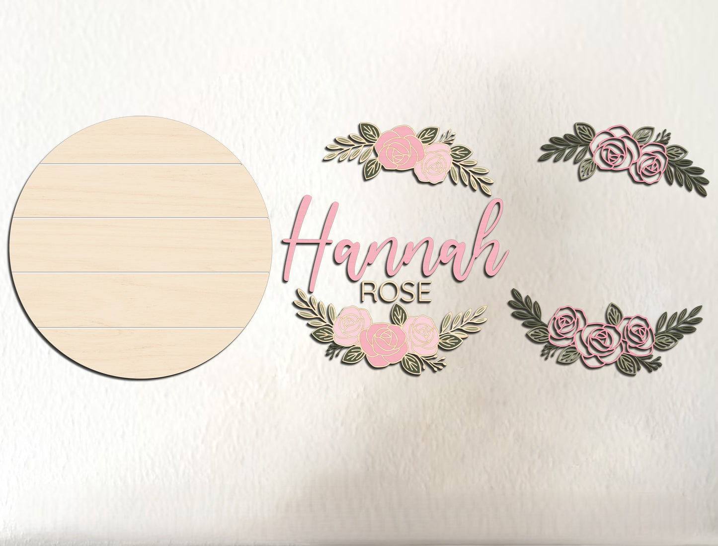 Flower Nursery Door Sign SVG for xTool and Glowforge