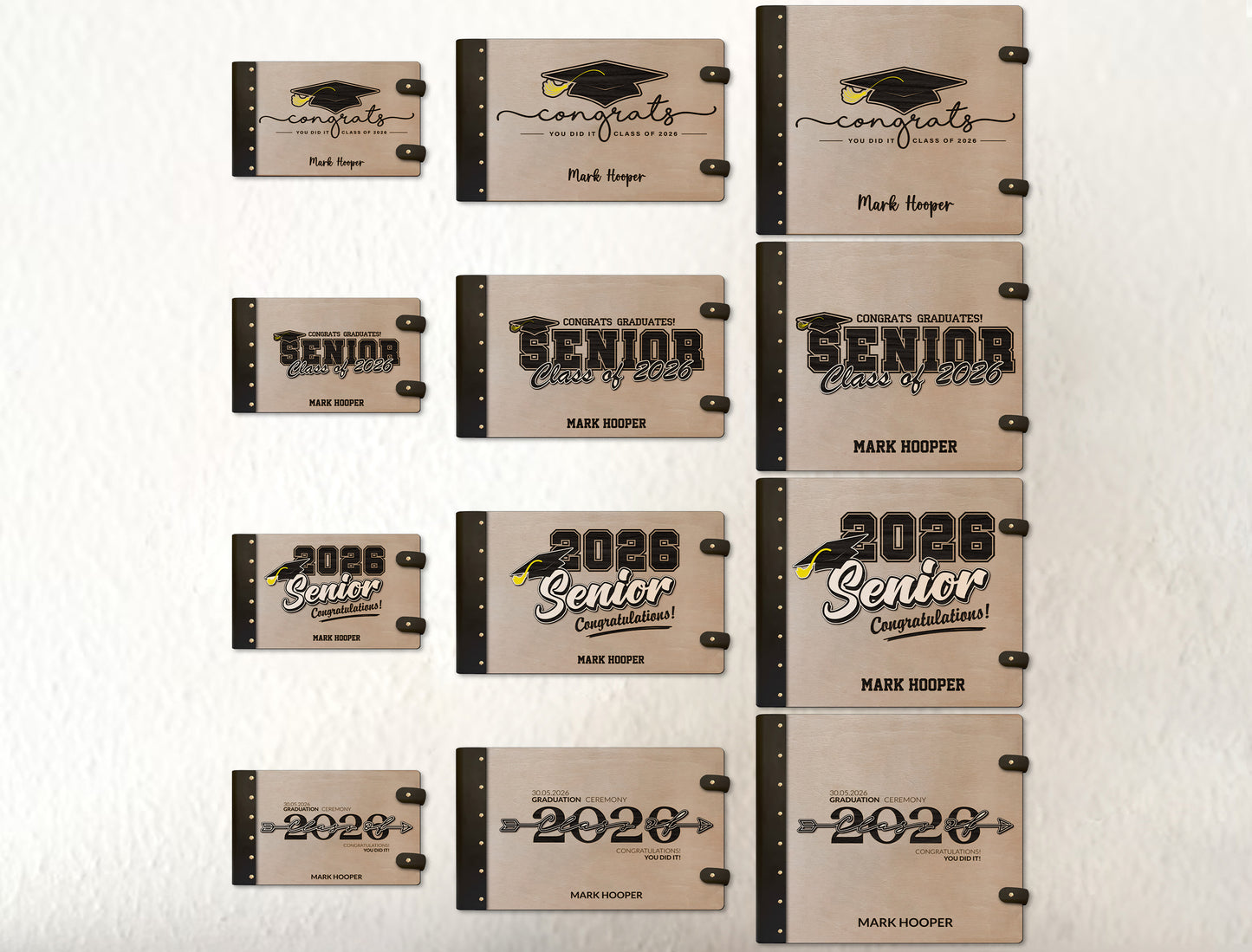 Senior Graduation Album SVG Laser Cut File for xTool and Glowforge