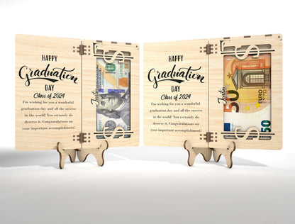 Graduation Cash Card SVG Laser Cut File for xTool and Glowforge