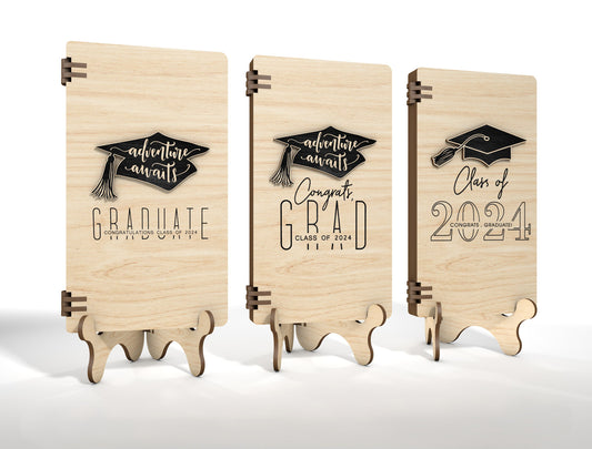 Graduation Cash Card SVG Laser Cut File for xTool and Glowforge
