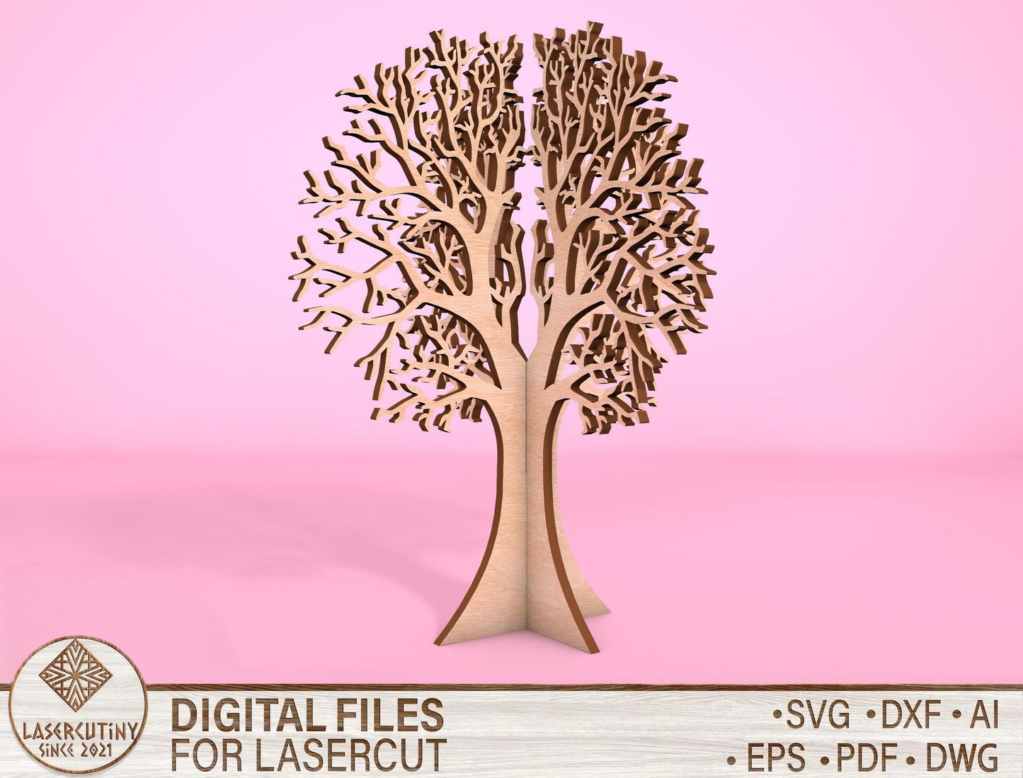 Tree of Life SVG Bundle Laser Cut File for LightBurn and Glowforge