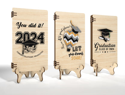 Graduation Money Gift Holder SVG for Glowforge and LightBurn