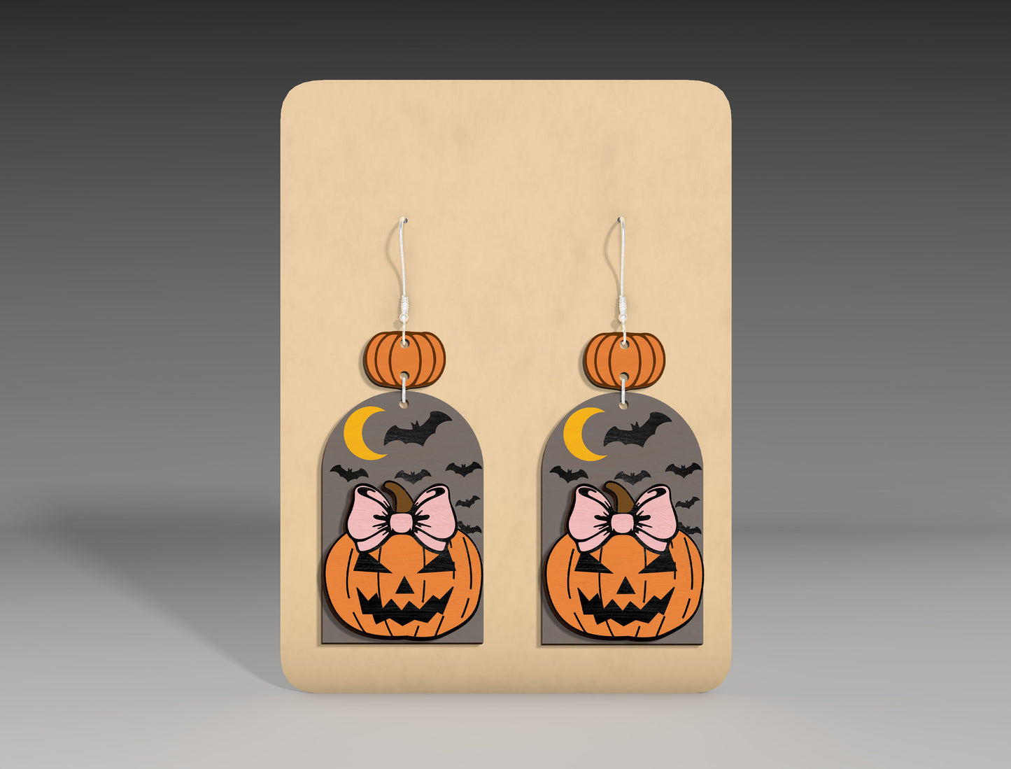 Halloween Earrings SVG Bundle 9 Designs for xTool Glowforge LightBurn