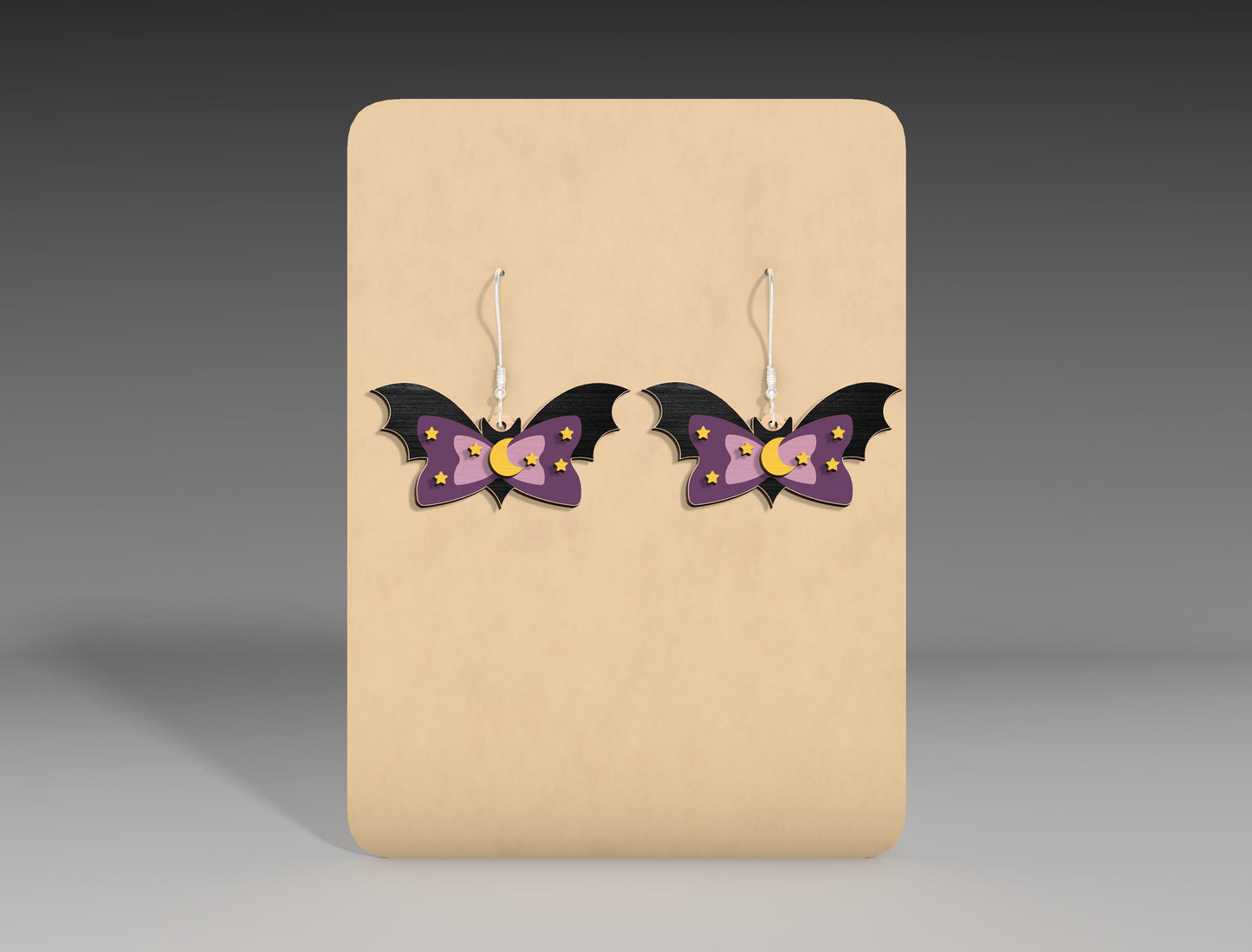 Halloween Bow Earrings SVG Bundle for Glowforge xTool LightBurn 9 Designs
