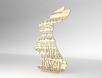Easter Bunny Tabletop Sign Set SVG Spring Shelf for LightBurn and xTool