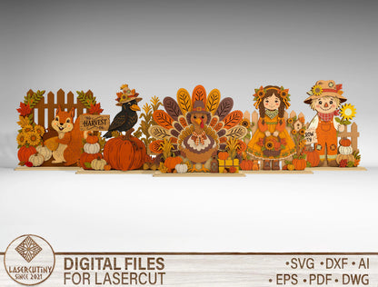 130+ Halloween Fall SVG Bundle Laser Cut Files