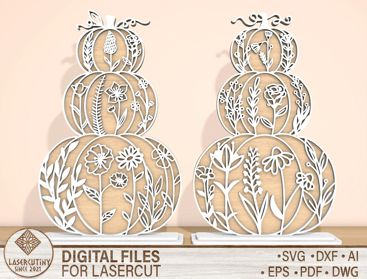 130+ Halloween Fall SVG Bundle Laser Cut Files