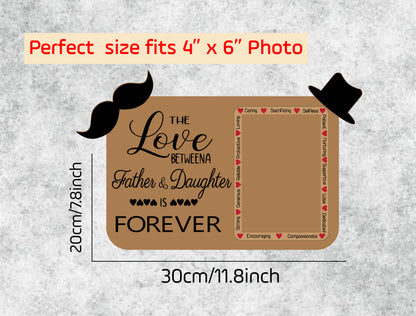 Best Father Photo Frame Sign SVG Laser Cut File for xTool and LightBurn