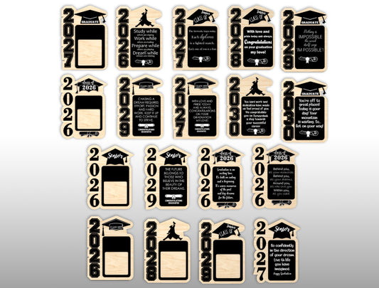 Graduation Quote Tabletop Sign SVG for LightBurn and Glowforge