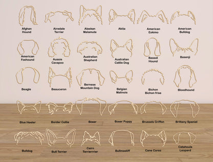 Dog Memorial Halo Sign SVG Laser Cut File for LightBurn