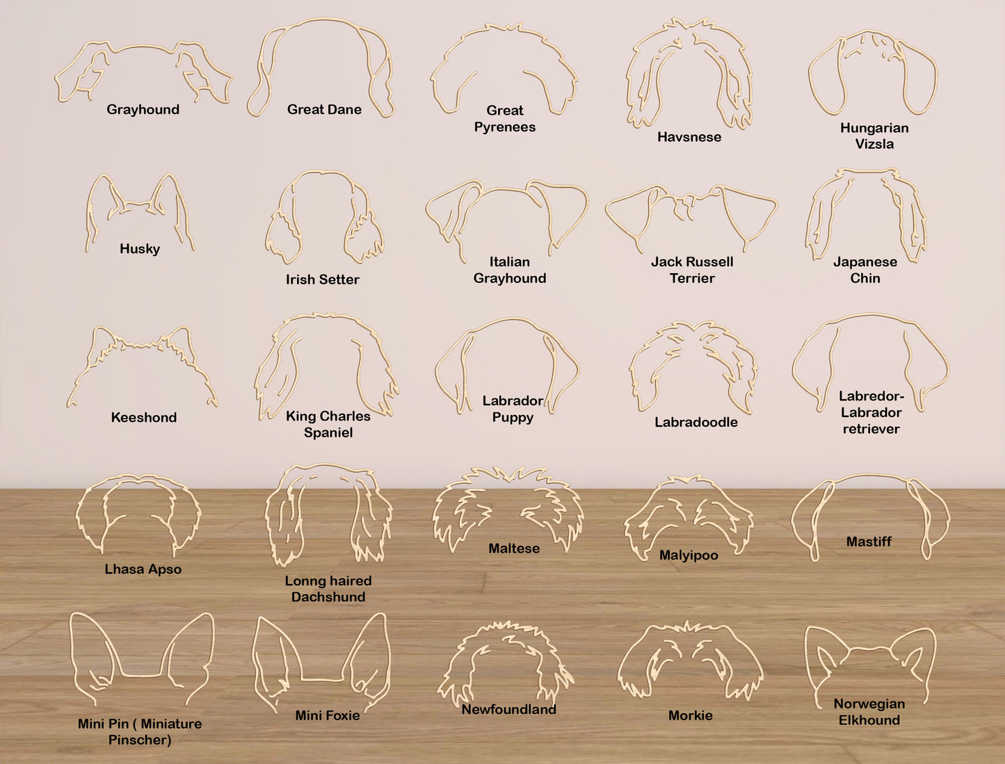 Dog Memorial Collar Holder SVG Laser Cut File for Glowforge