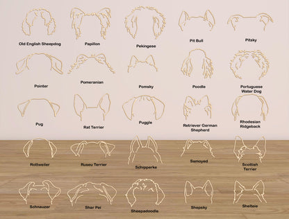 Dog Memorial Halo Sign SVG Laser Cut File for LightBurn
