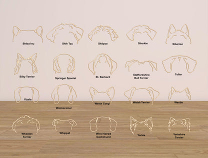 Dog Memorial Halo Sign SVG Laser Cut File for LightBurn