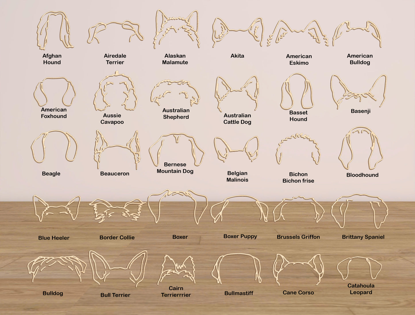 Dog Memorial Collar Holder SVG Laser Cut File for Glowforge