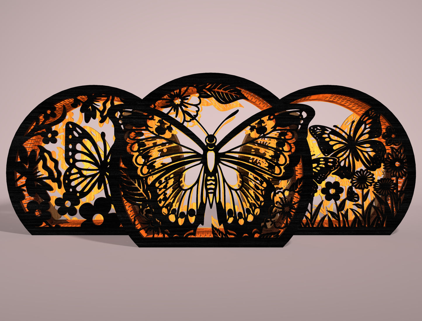 Fairy Lantern SVG Bundle Laser Cut File for Glowforge and LightBurn