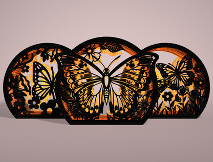 Fairy Lantern SVG Bundle Laser Cut File for Glowforge and LightBurn