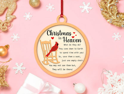 Christmas in Heaven Ornament SVG Bundle for xTool and Glowforge