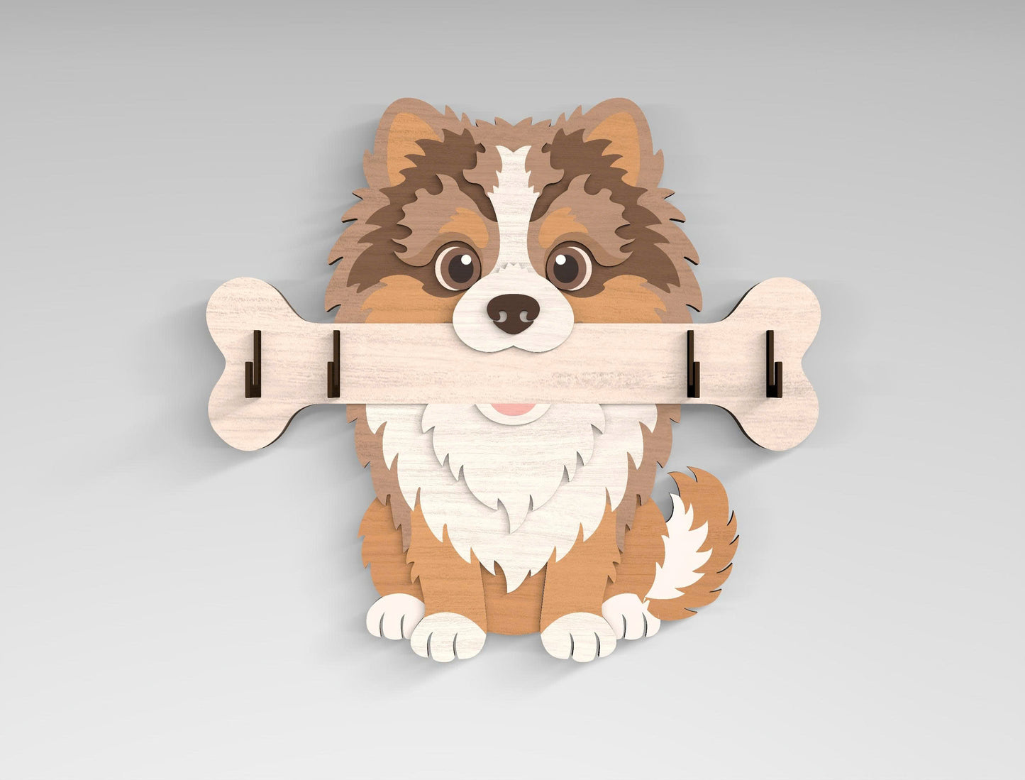 Dog Breed Key Holder SVG Bundle for Glowforge and LightBurn
