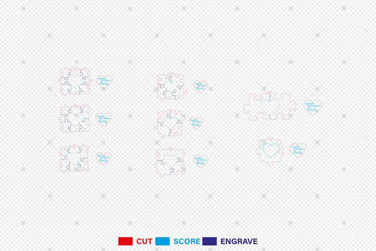 Personalized Puzzle We Make A Family Ornament Svg - Image 3