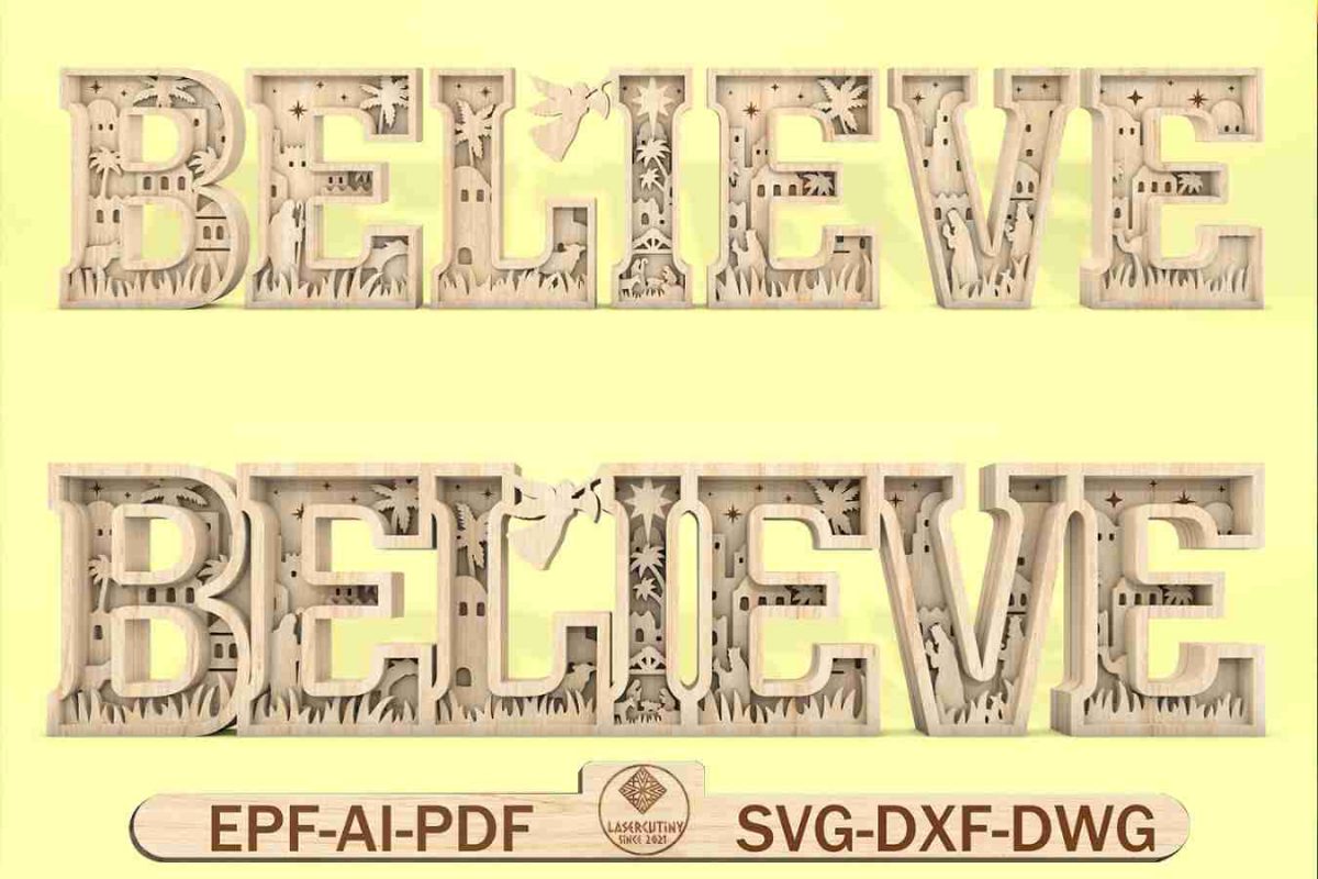 Multilayer Joy Scene Art svg