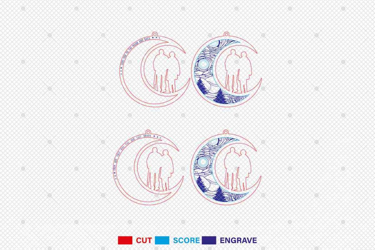 Personalized From Our First Kiss Till Our Last Breath Ornament Svg - Image 3