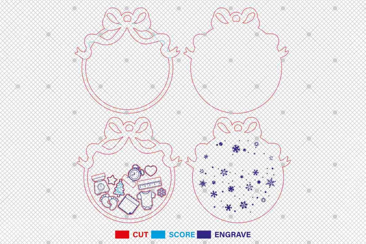Personalized Baby First Christmas Svg - Image 4