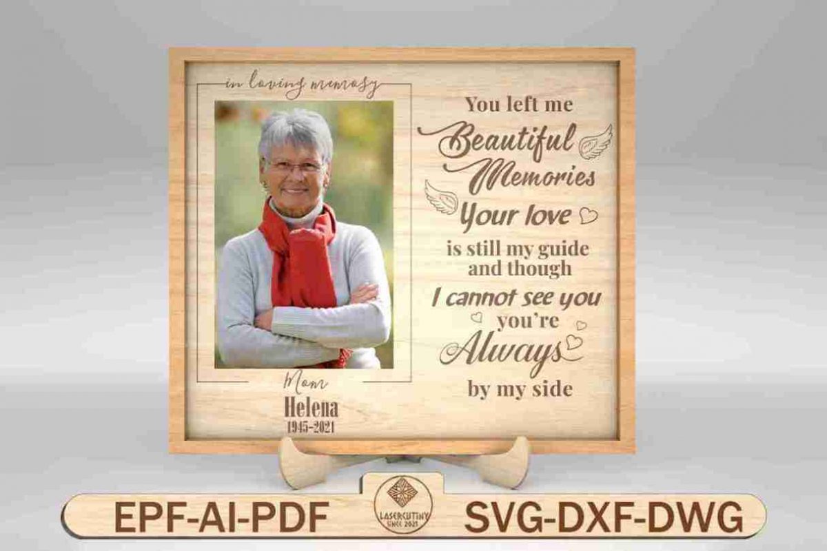Personalized Mom Memorial Sign SVG