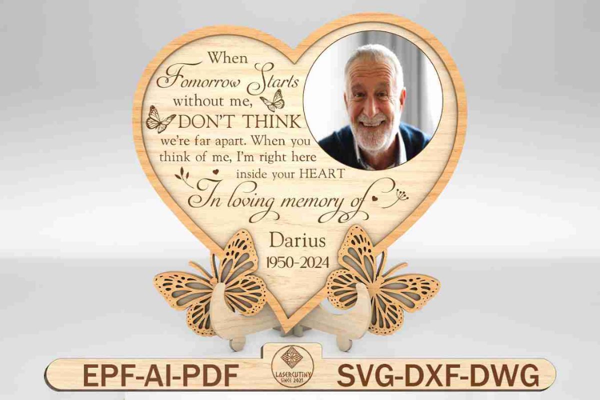 Personalized Dad Memorial Sign SVG