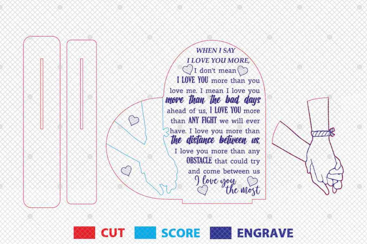 Personalized LGBT Couple Hands Heart Sign SVG - Image 3