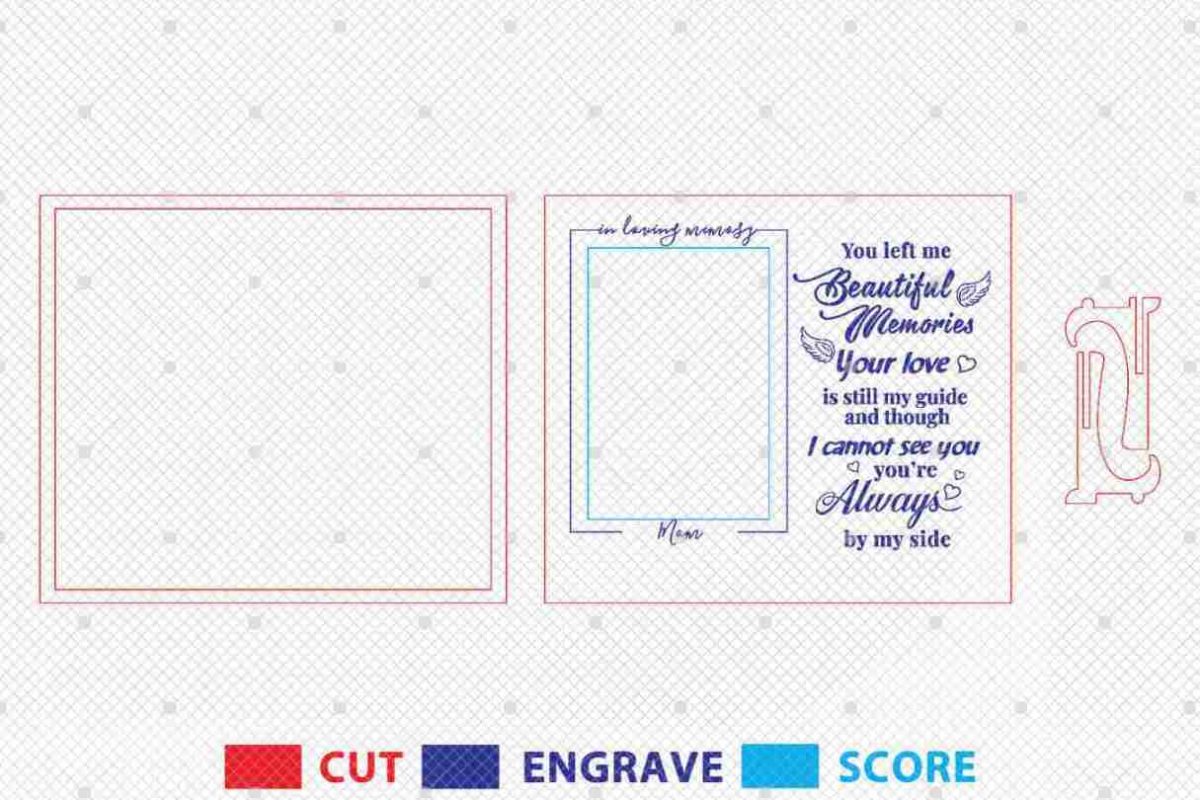 Personalized Mom Memorial Sign SVG - Image 3