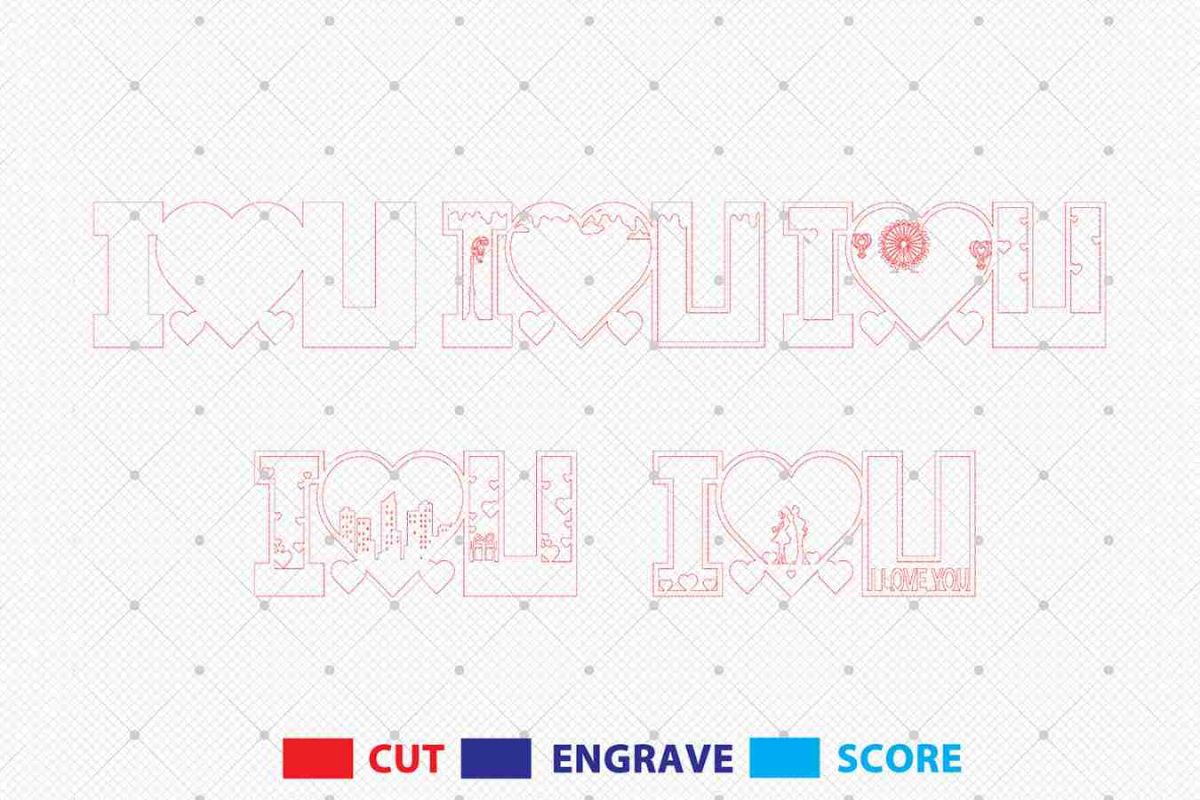 Valentine's Day Heart Shaped Wooden Shelf Cut File SVG - Image 3