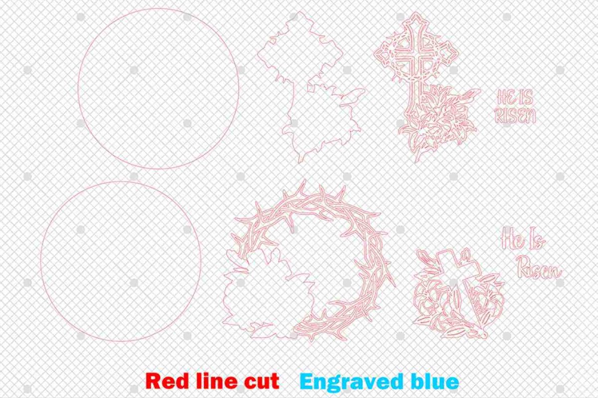 Happy Easter Laser Cut File Svg - Image 3